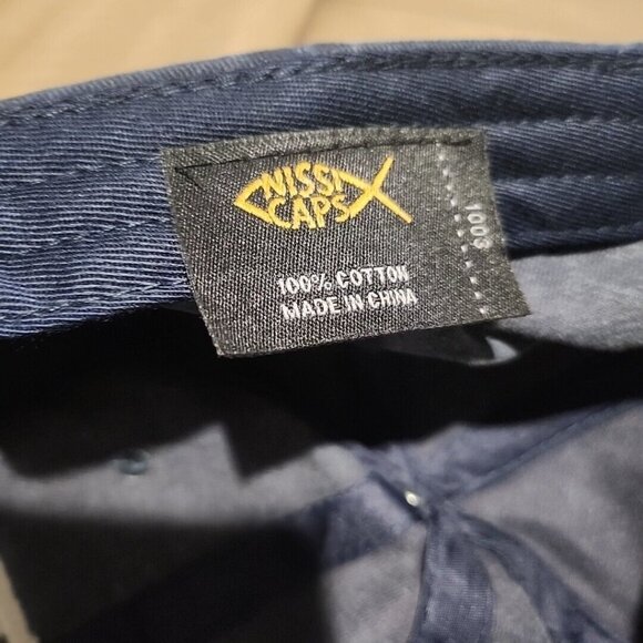 Nissi Dad Hat - Baseball Cap - Faded Blue Denim Look - Adjustable Strap Back - Picture 6 of 6